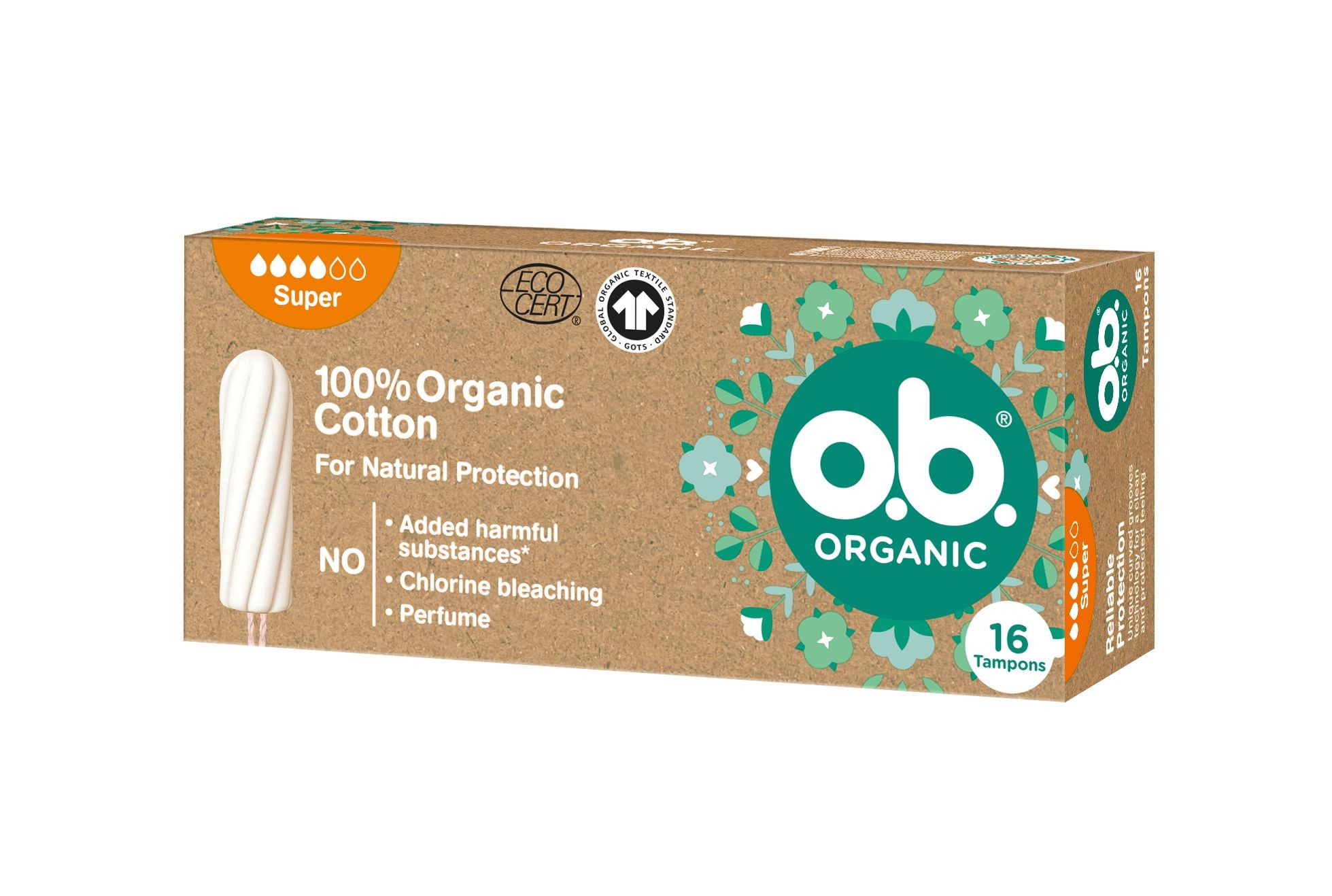 Tampony o.b.® Organic Super