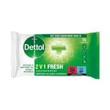 Dettol Dezinfekční ubrousky 2v1 na ruce a povrchy 15 ks