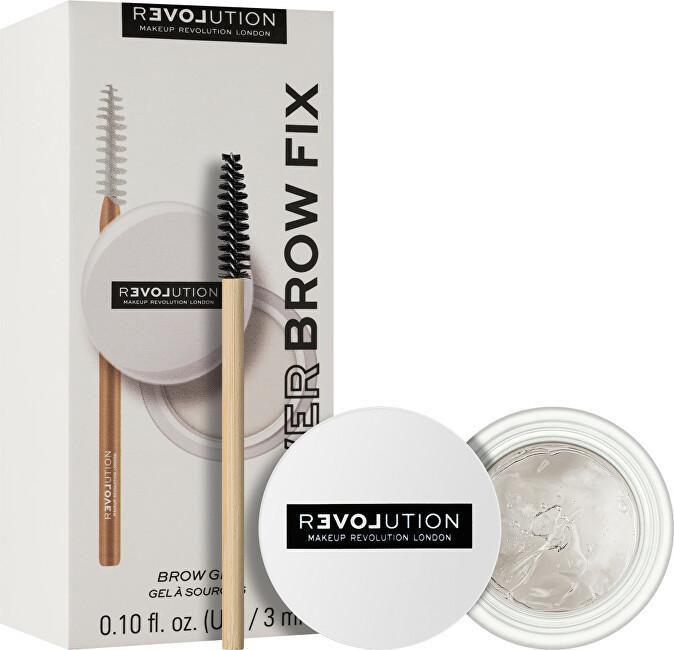 Revolution Relove Power Brow Fix Clear fixační gel na obočí