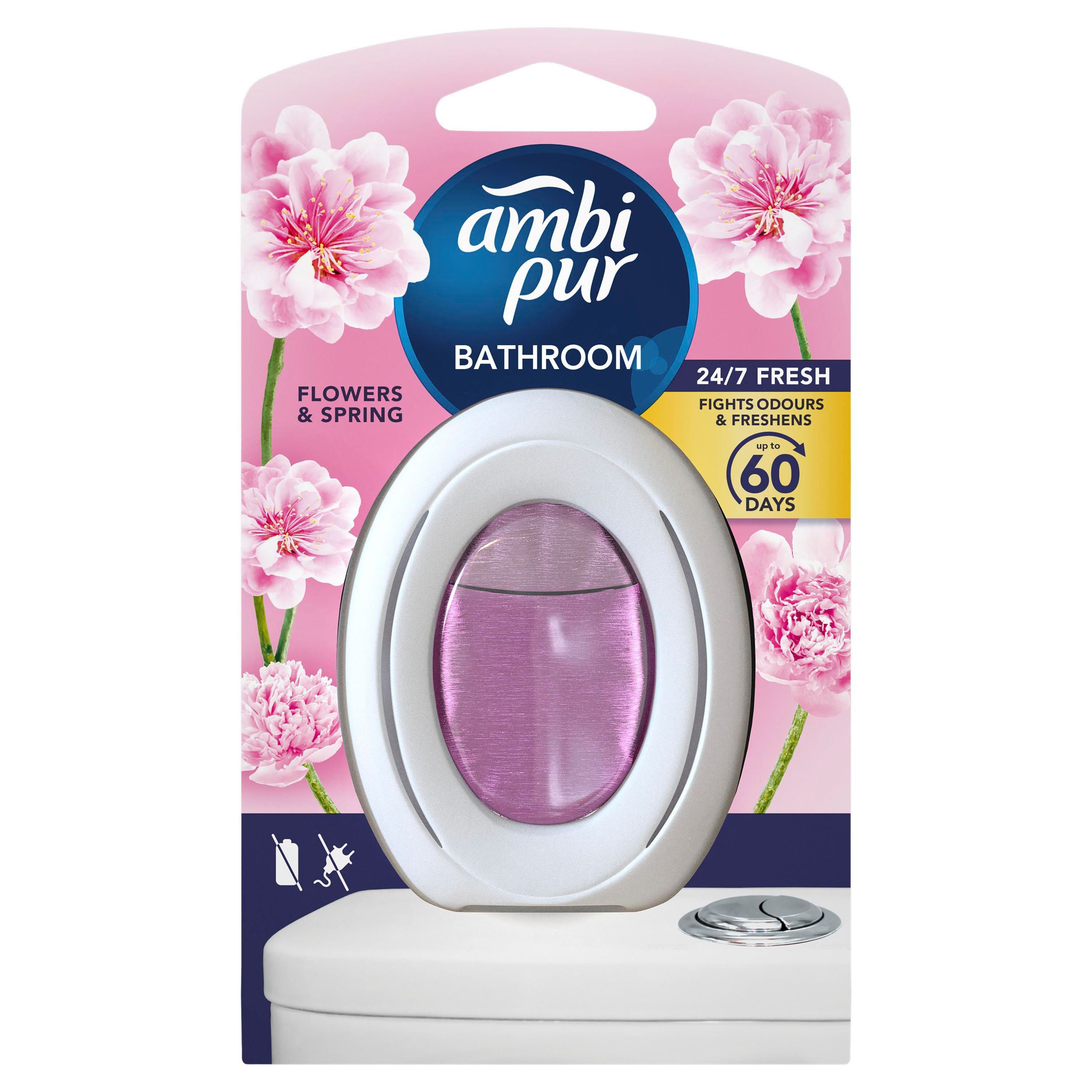 Ambi Pur Bathroom Flowers and Spring osvěžovač vzduchu 1 ks