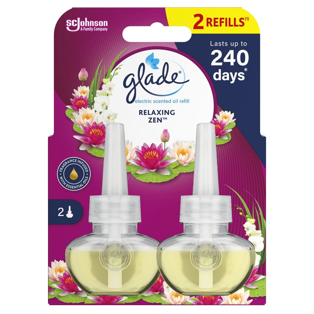 Glade náplň do elektrického odpařovače DUO Japonská zahrada 2 x 20 ml