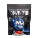 Maxxwin 100% whey 80, divoká malina 900 g