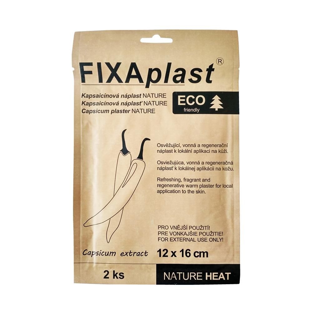 Fixaplast ECO Kapsaicínová hřejivá náplast 2ks