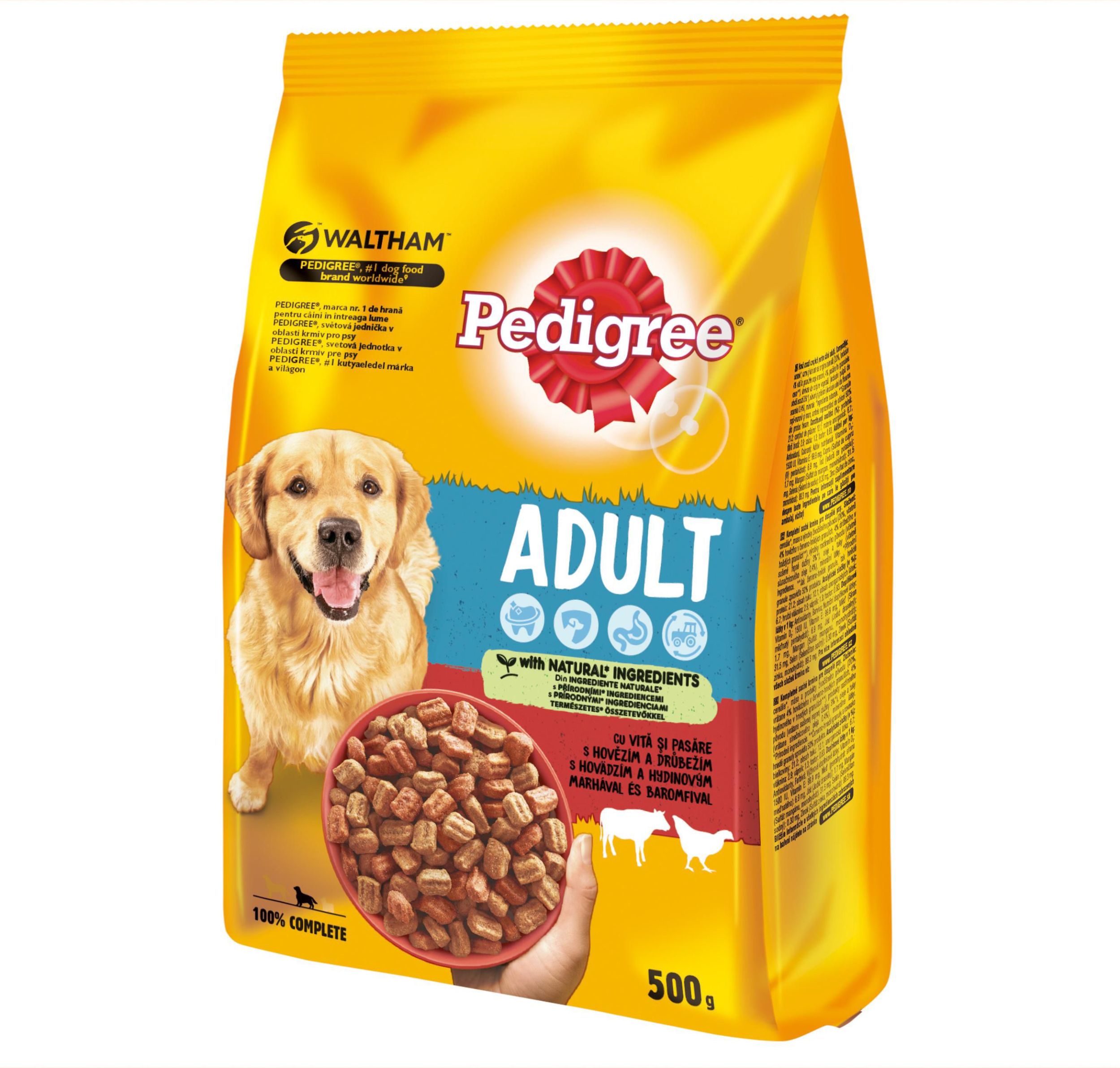 Pedigree Vital Protection s hovězím & drůbežím kompletní krmivo pro dospělé psy 500g