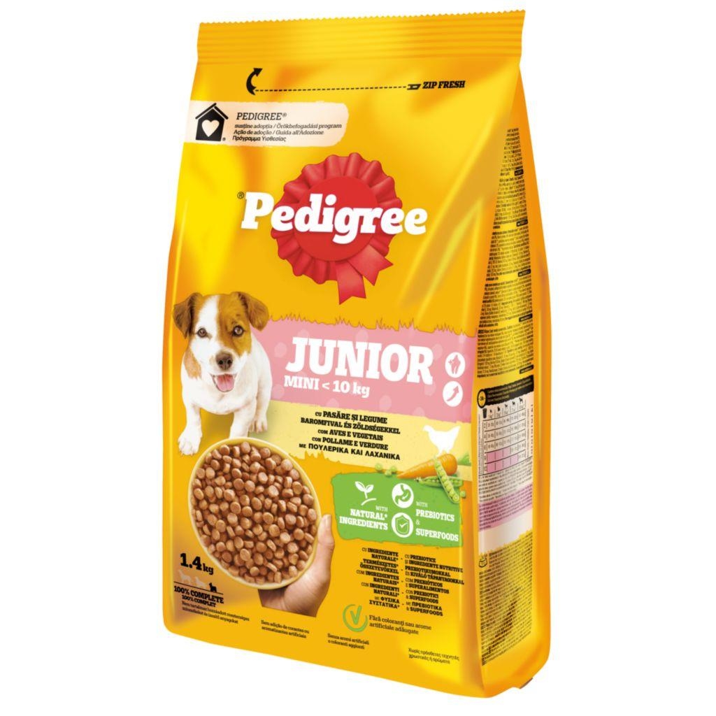 Pedigree granule Mini Junior drůbeží se zeleninou 1,4kg
