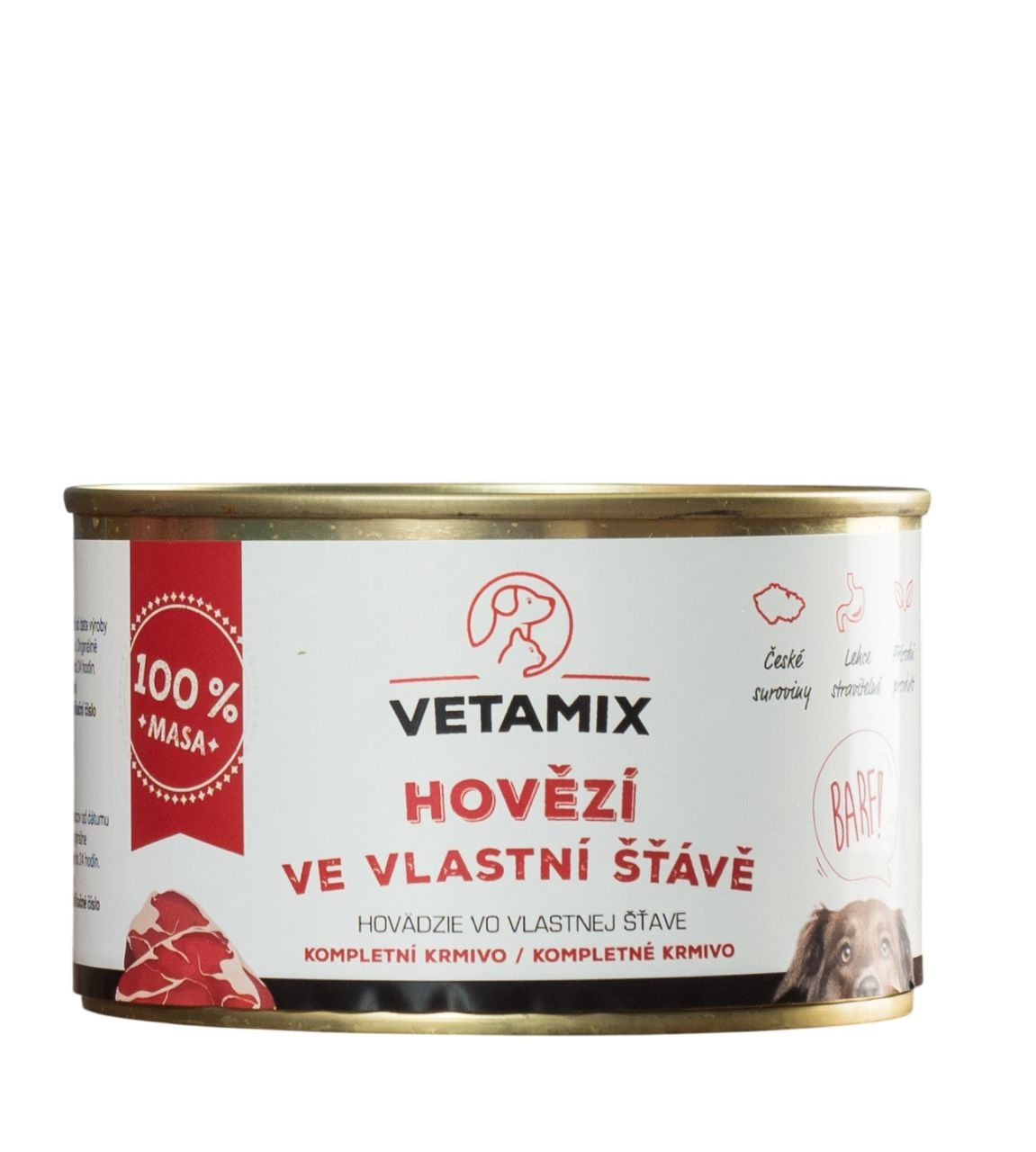 Vetamix Konzerva hovězí ve vlastní šťávě 400 g