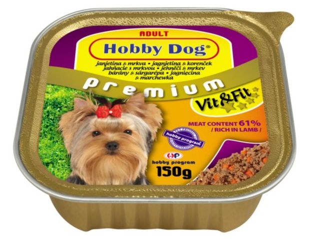 Hobby Dog jehněčí/mrkev 150 g