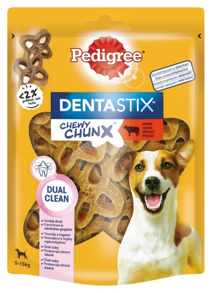 Pedigree pochoutka DentaStix Chewy Chunx hovězí MINI 68g