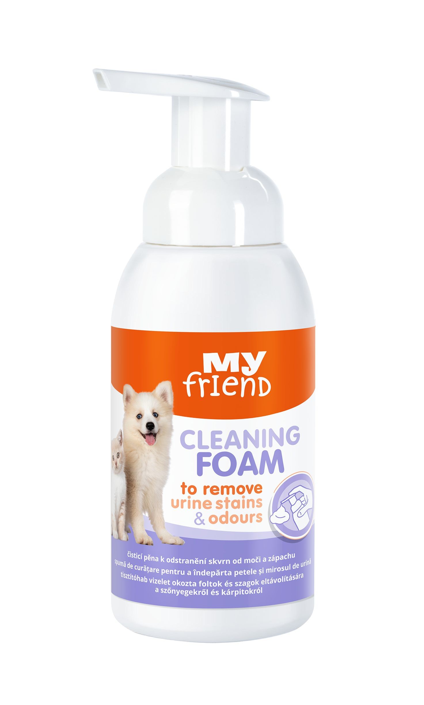 My Friend čistící pěna s vůní na textilní povrchy pro neutralizaci zápachu, 300 ml