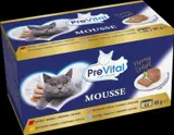 Prevital konzervy pro kočku s masem a rybou 4x85g