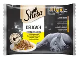 Sheba Drůbeží výběr kompletní krmivo pro dospělé kočky 4x85 g