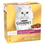 Gourmet Gold multipack směs dušených a grilovaných kousků 8x85 g