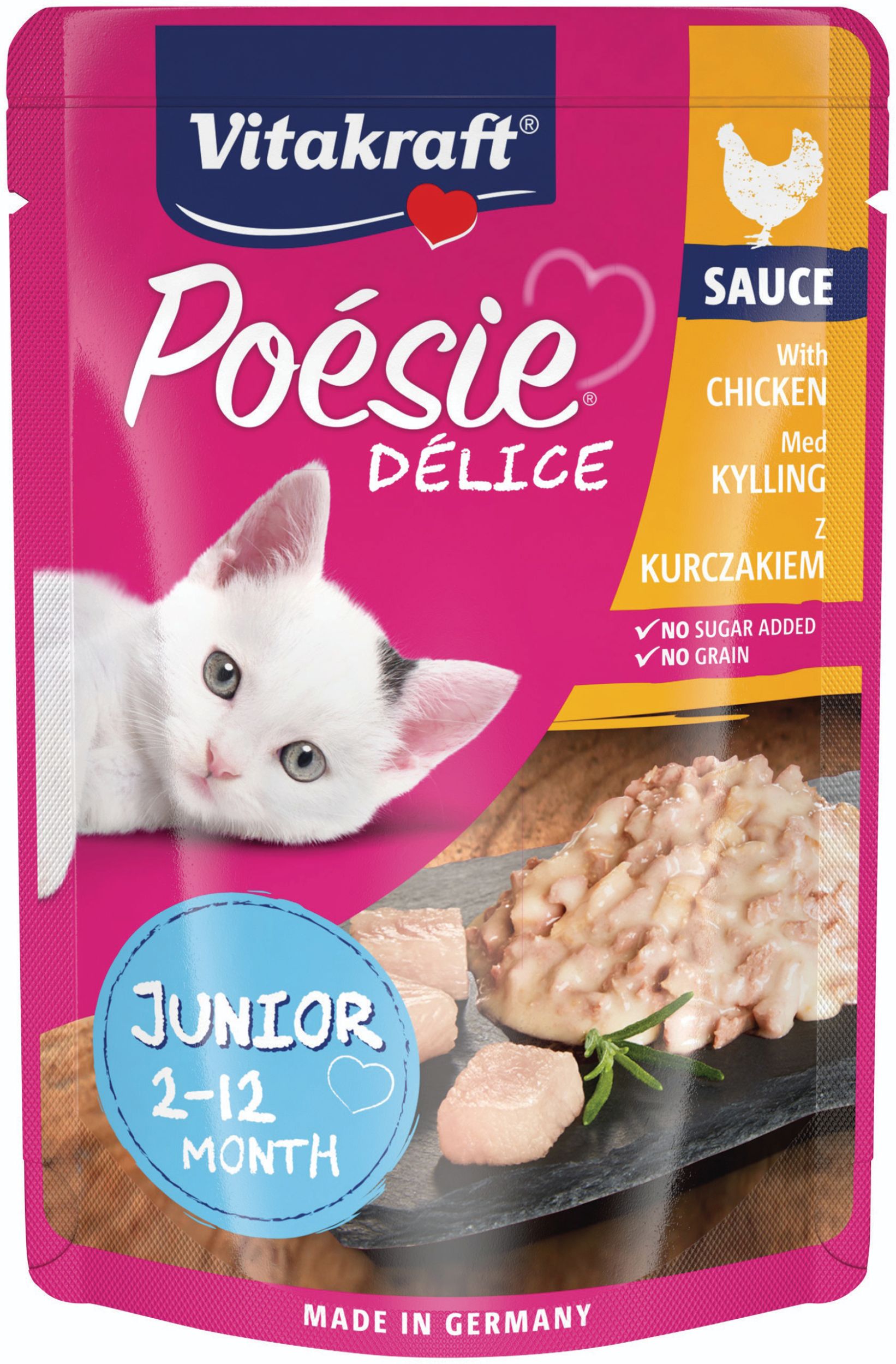 Vitakraft Poésie Délice kuřecí junior 85 g