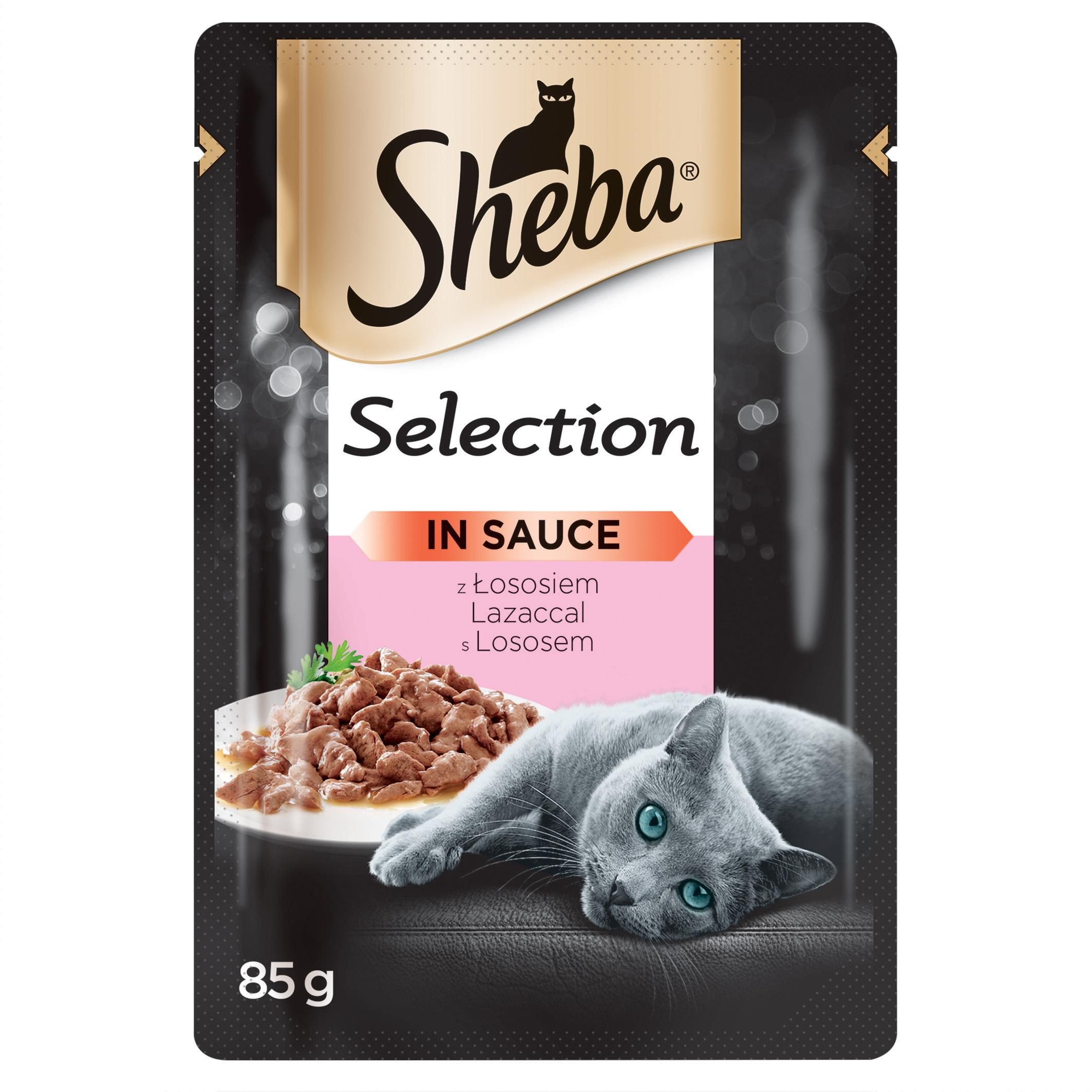 Sheba Kompletní krmivo pro dospělé kočky s lososem 85 g
