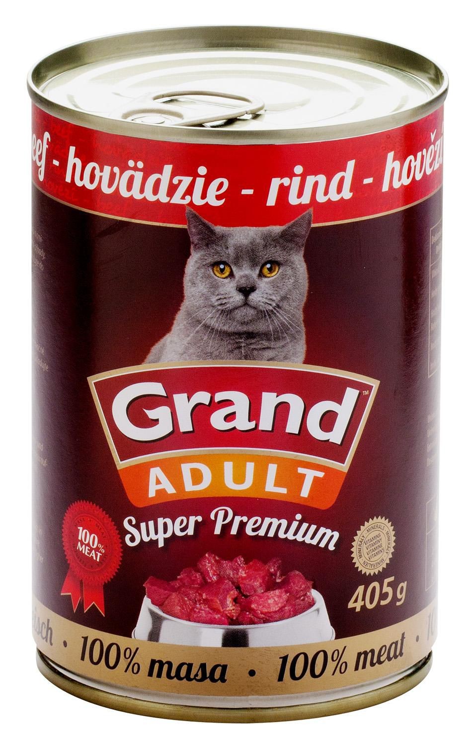 Grand Super Premium Hovězí - Cat 405 g