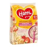 Hami mléčná kaše ovesno-žitná s banánem, jahodami a malinami 6+, 210g