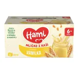 Hami Mlíčko s kaší s příchutí vanilky od ukončeného 6. měsíce 2x250 ml