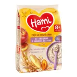 Hami mléčná kaše se 7 obilninami s jablkem a švestkami 8+, 210g