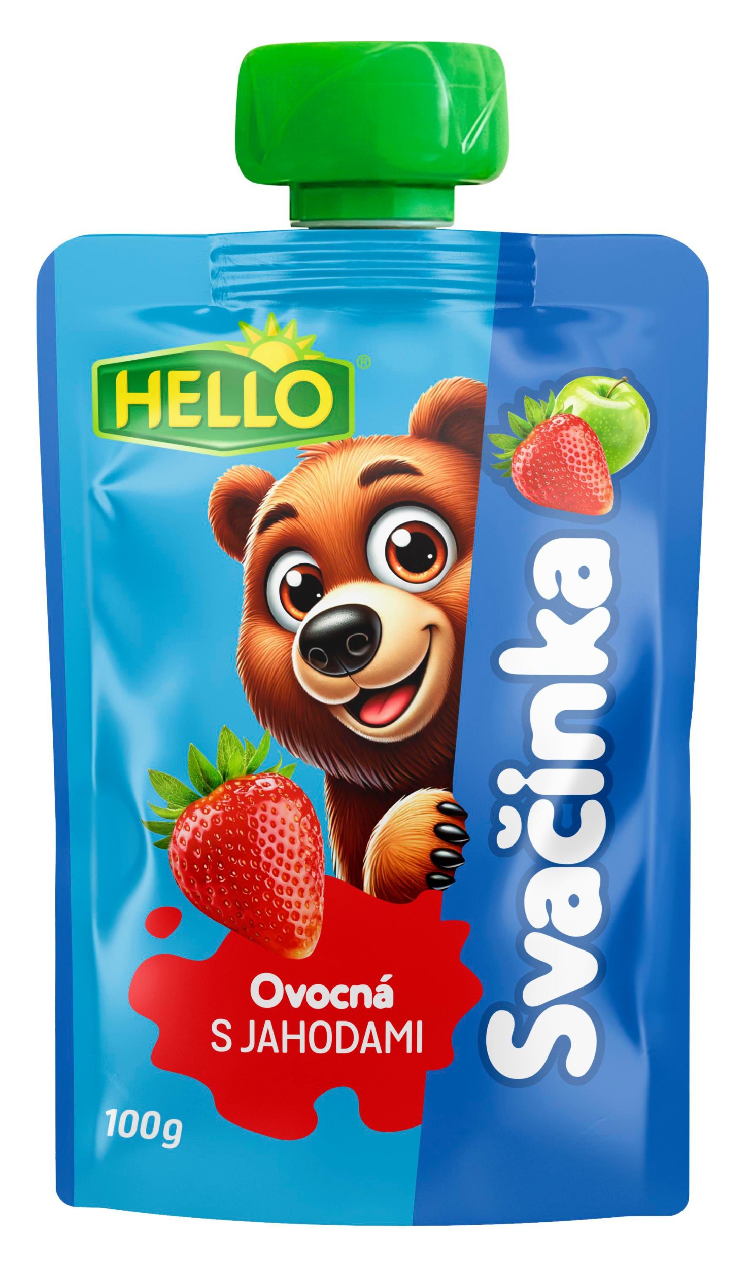 Hello Ovocná přesnídávka s jahodami 100 g