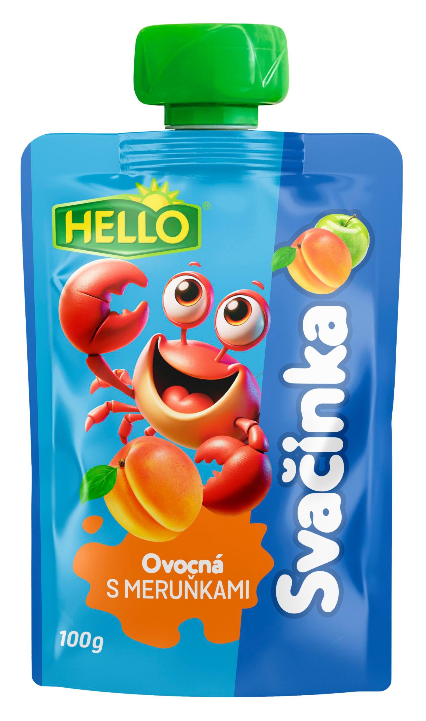 Hello Ovocná přesnídávka s meruňkami 100 g