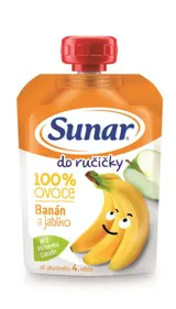 Sunar Do ručičky ovocná kapsička banán 4m+ 100 g