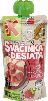 Kubík Svačinka Malina, jablko, banán, aronie + krupice 100g