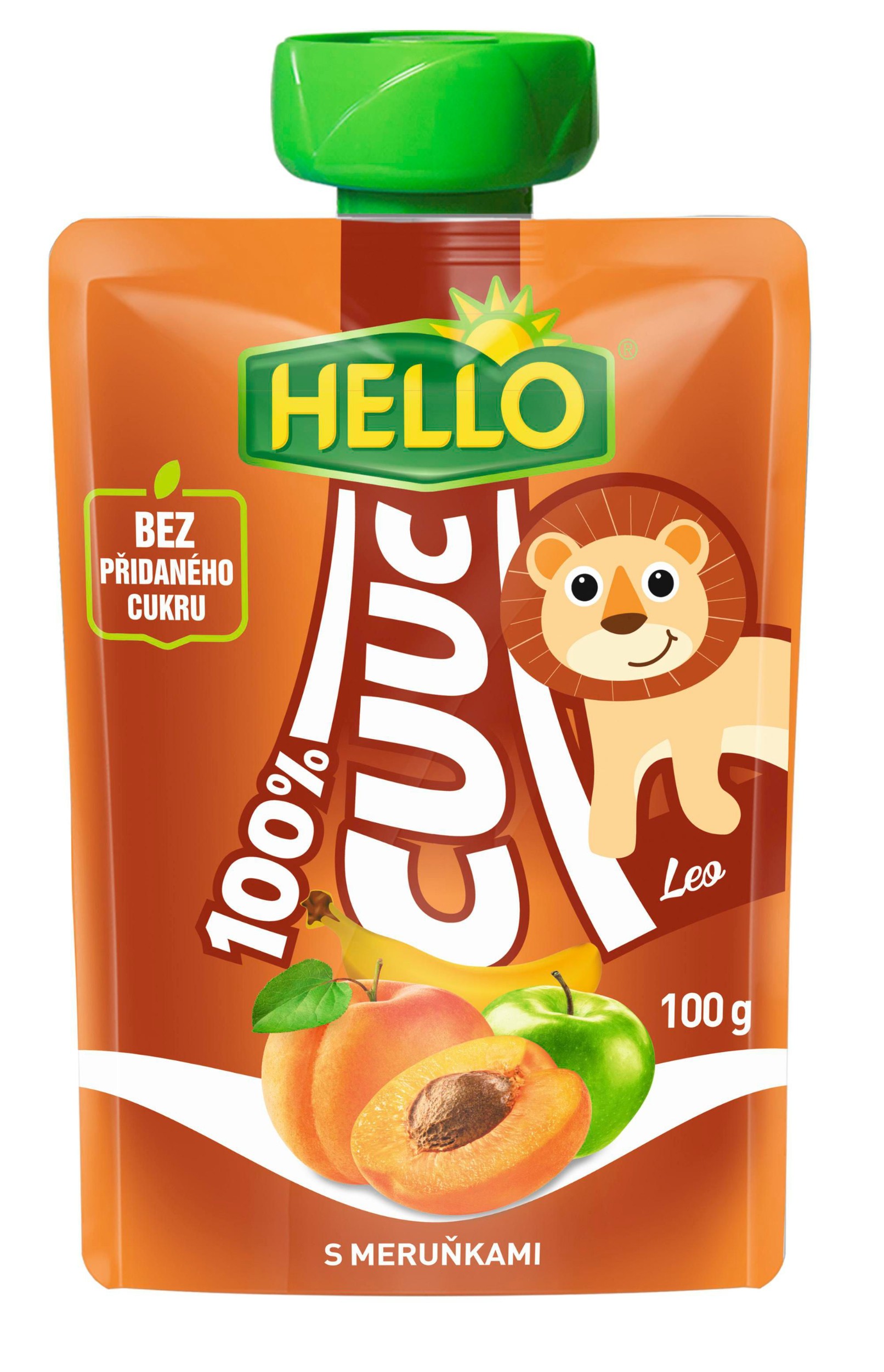 Hello Cuuc 100% s meruňkami kapsička 100 g