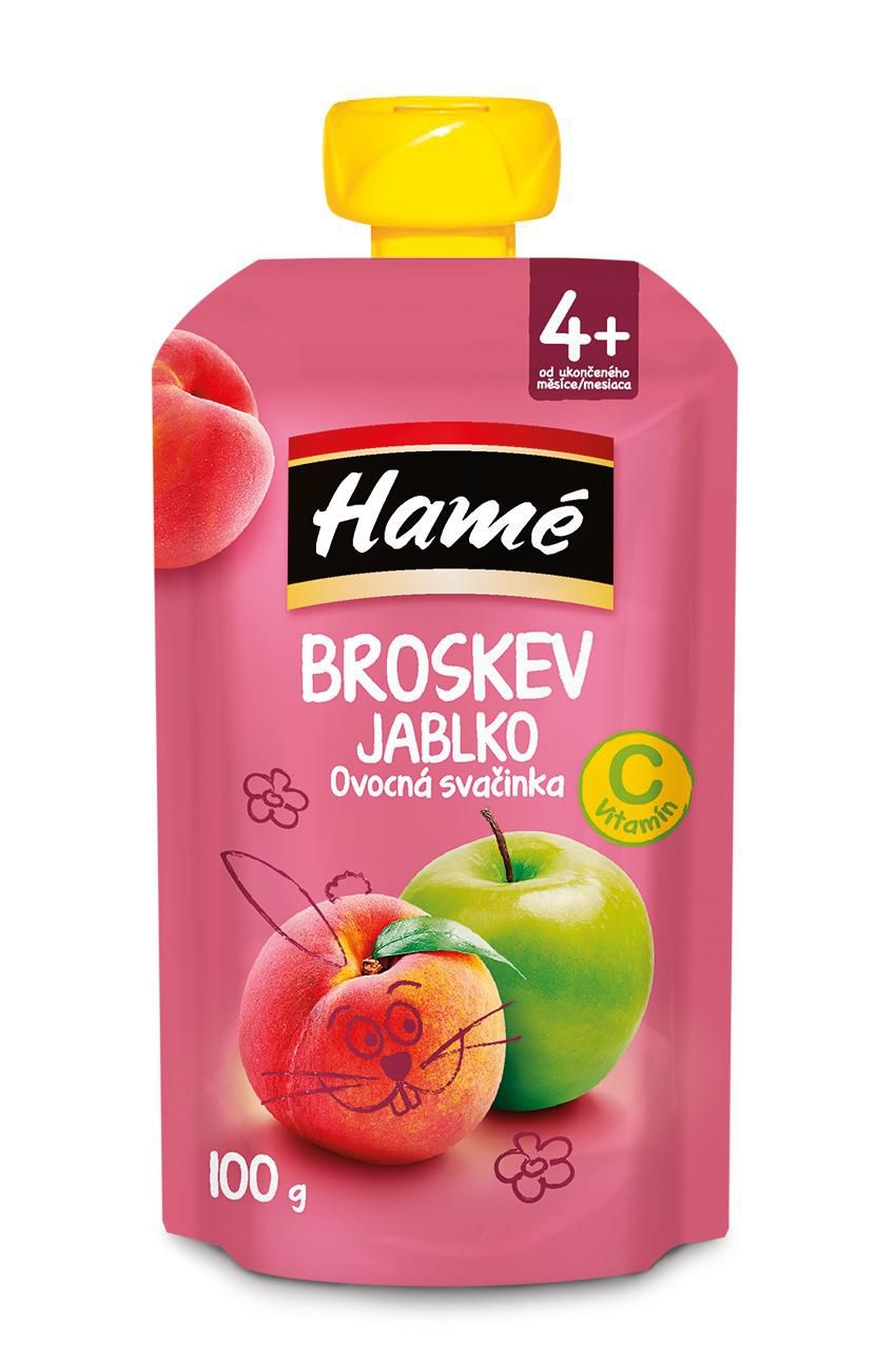 Hamé Ovocná svačinka broskev 100 g