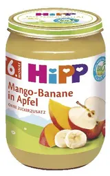 HiPP BIO jablka s mangem a banánem 190 g