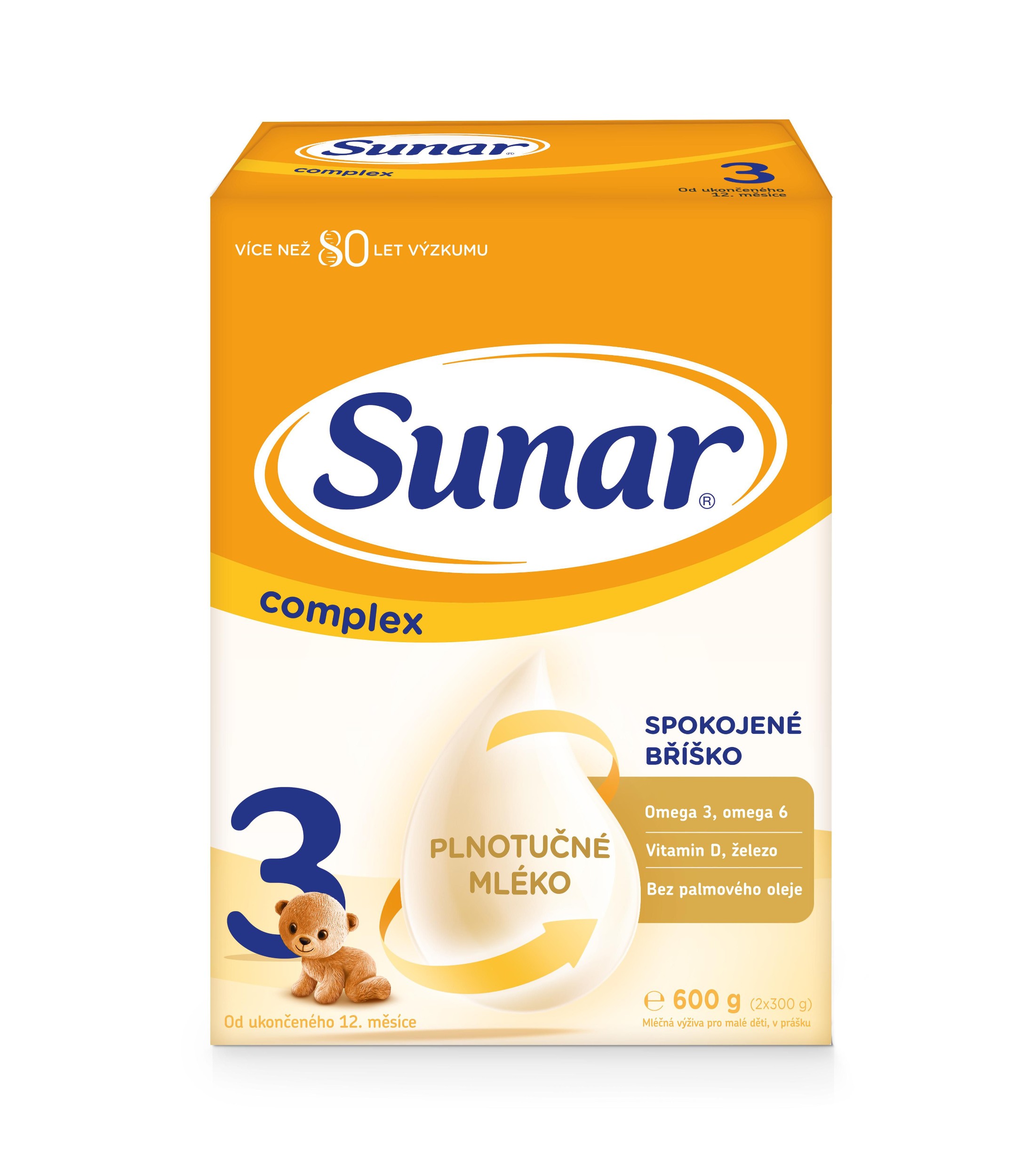 Sunar Complex 3 batolecí mléko 600 g
