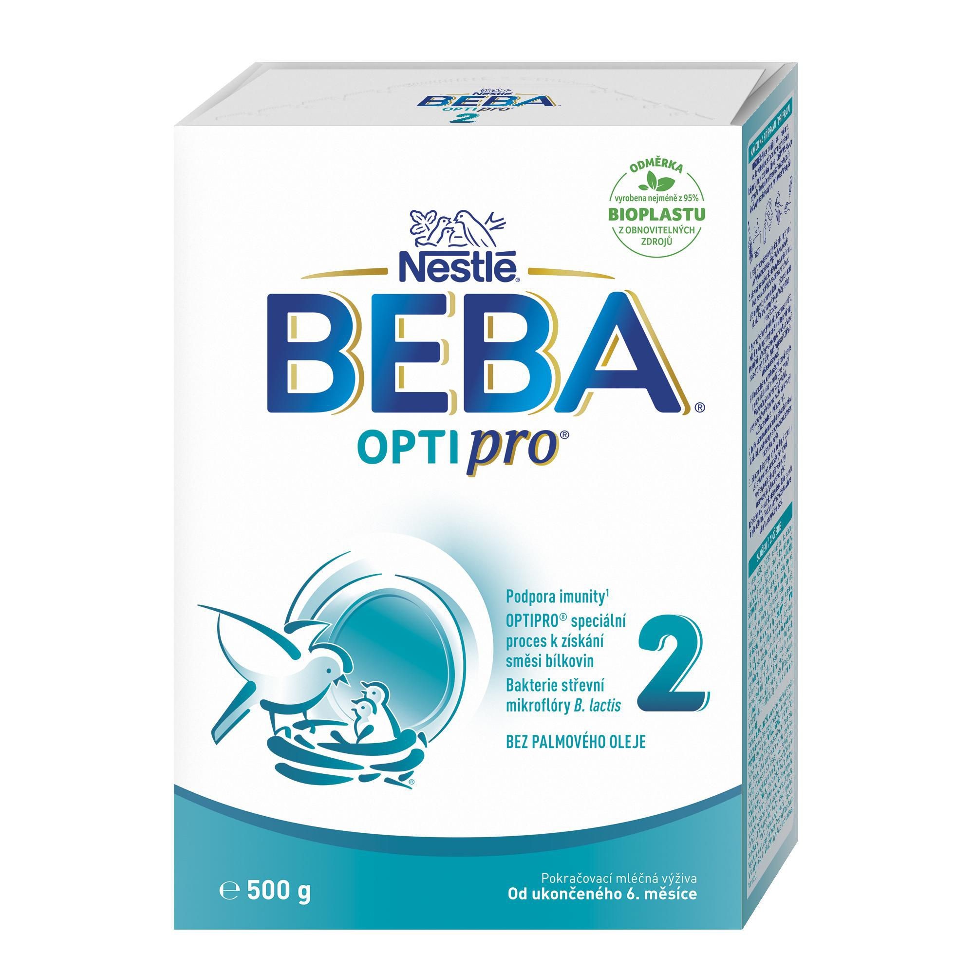 BEBA OPTIPRO 2 pokračovací kojenecké mléko 500g