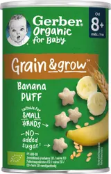 Gerber Organic křupky banánové 35g