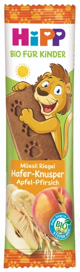 HiPP BIO müsli tyčinka jablko-broskev 20 g