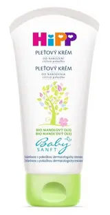 HiPP Babysanft Pleťový krém s přírodním BIO mandlovým olejem pro citlivou pokožku 75 ml