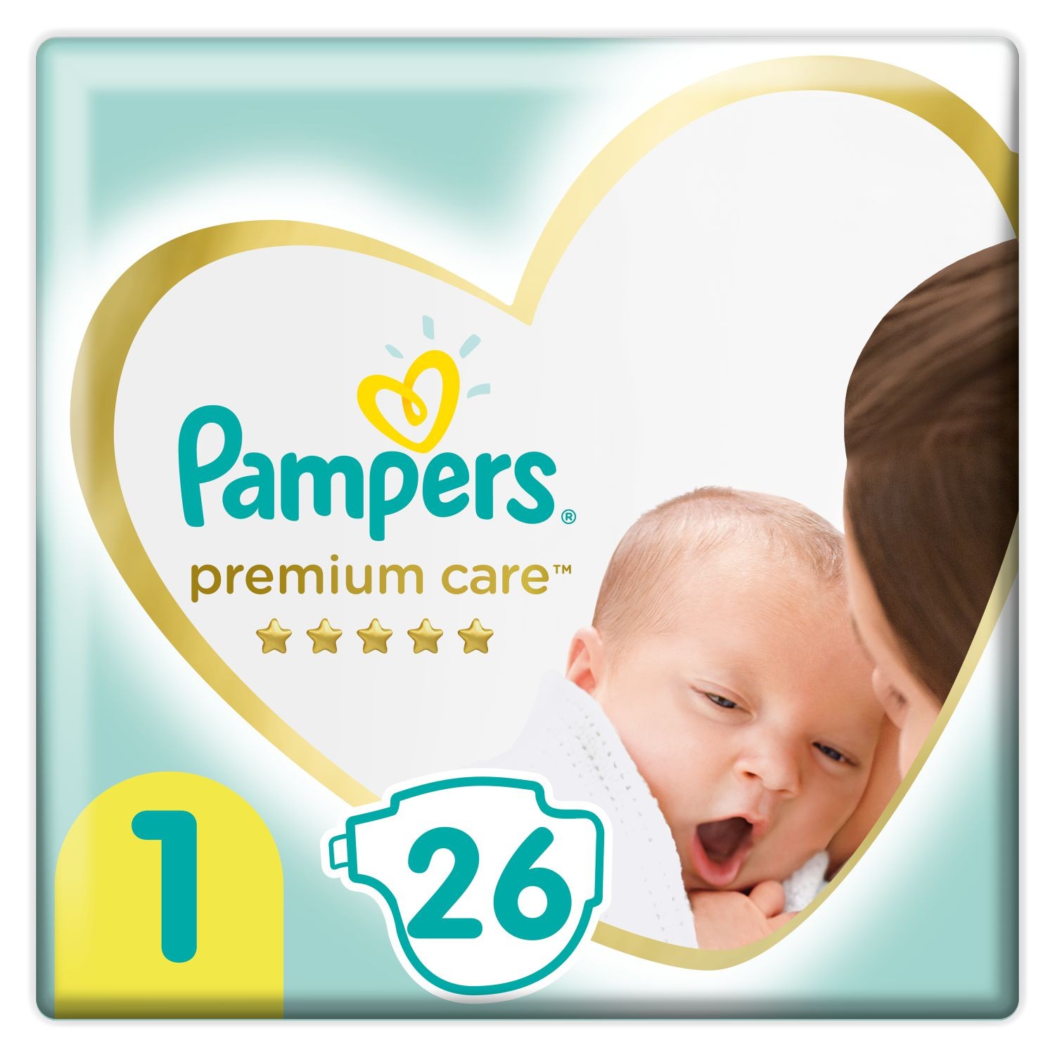 Pampers Premium Care vel. 1 (2kg-5kg) 26ks