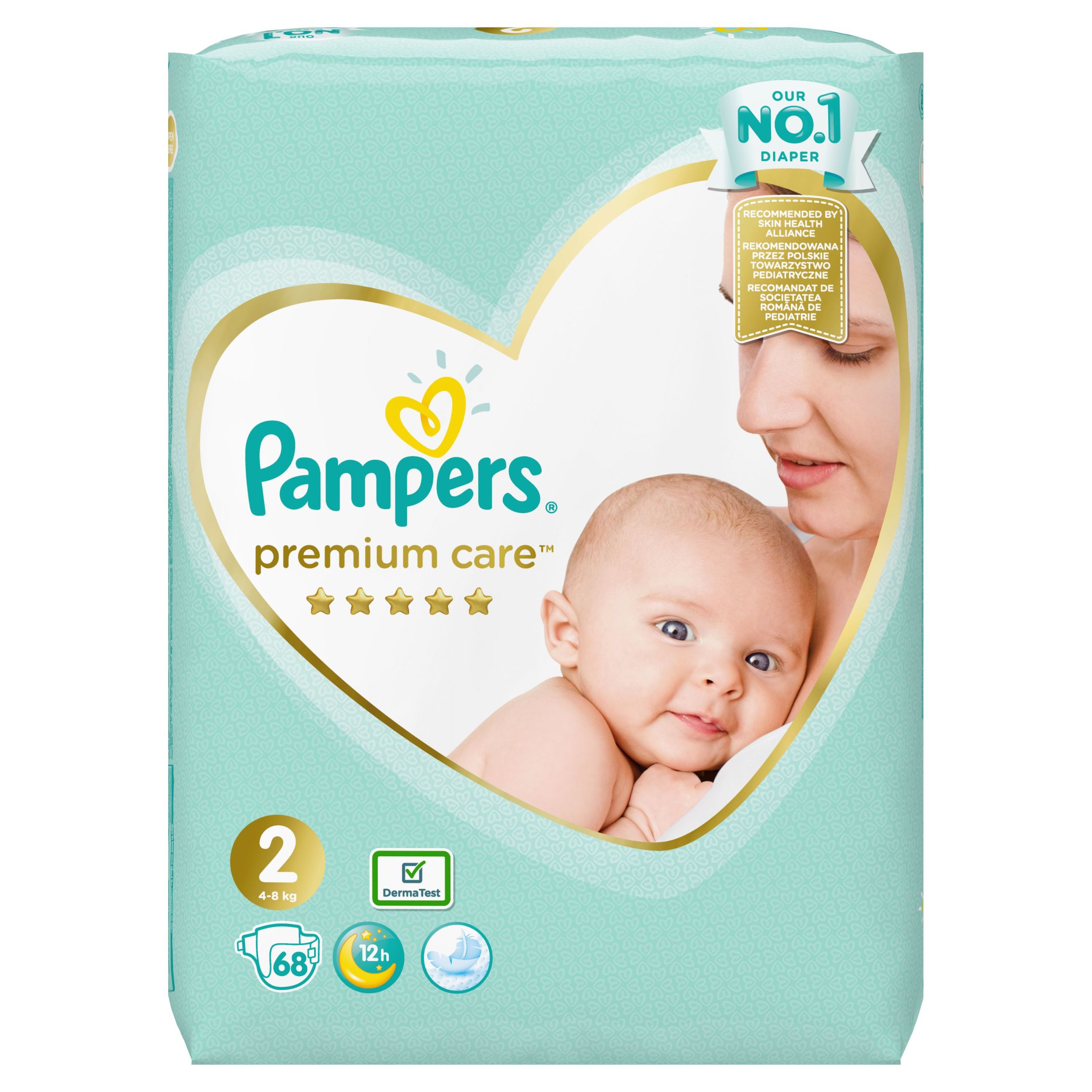 Pampers Premium Care vel. 2 (4kg-8kg) 68ks