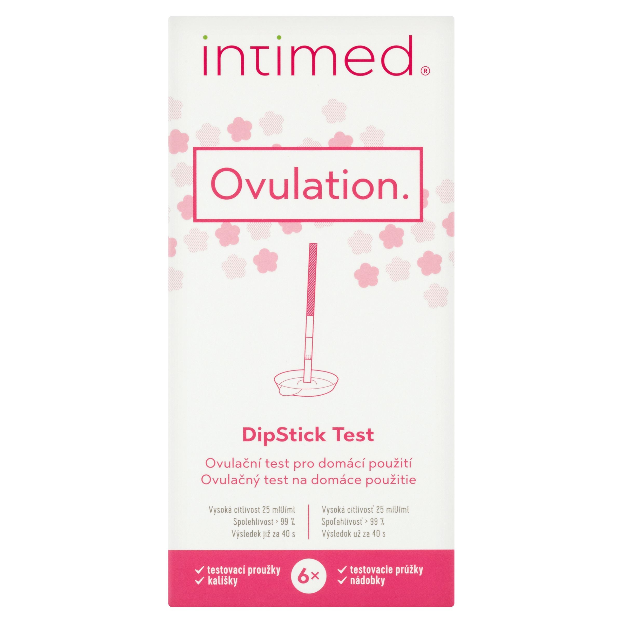 Intimed Ovulation DipStick Ovulační test 6 ks