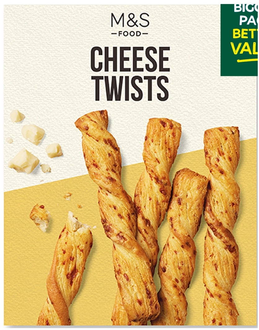 Marks & Spencer Tyčinky z listového těsta se sýrem Gruyère