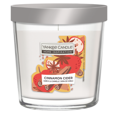 Yankee Candle Vonná svíčka ve skle střední Cinnamon Cider