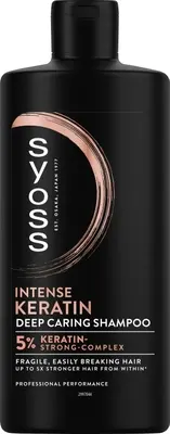 Syoss šampon Intense Keratin pro křehké, snadno se lámající vlasy
