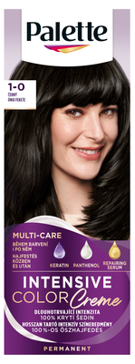 Schwarzkopf Palette Intensive Color Creme permanentní barva na vlasy 1-0 Černý