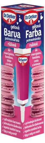 Dr. Oetker Barva potravinářská gelová růžová 10g