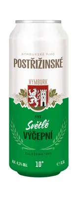 Postřižinské Pivo výčepní světlé 0,5 l