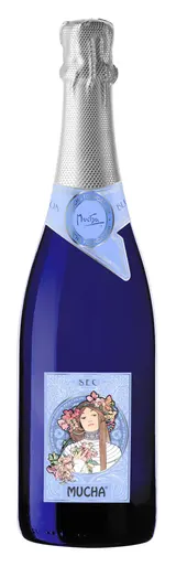 Mucha sekt blue Edition 0,75l