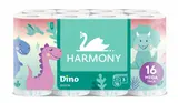 Harmony Dino toaletní papír 3vrstvý 16 rolí