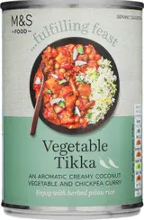 Marks & Spencer Zeleninová tikka s kokosem