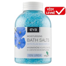 Eva Natura Hydratační koupelová sůl s lněným biokomplexem 600g