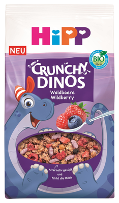 HiPP BIO křupavé Dino müsli Lesní ovoce