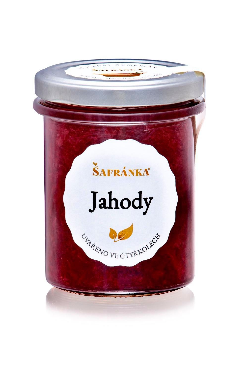 Šafránka Jahody výběrový džem (extra) speciální 210 g
