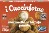 CGM Obalované kuličky z mozzarelly ochucené lanýžem